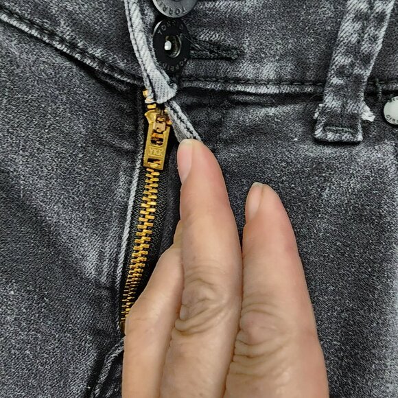 Torrid Jeans Womens 14 Black Stretch High Rise Jegging Legging *Read* - Picture 3 of 13